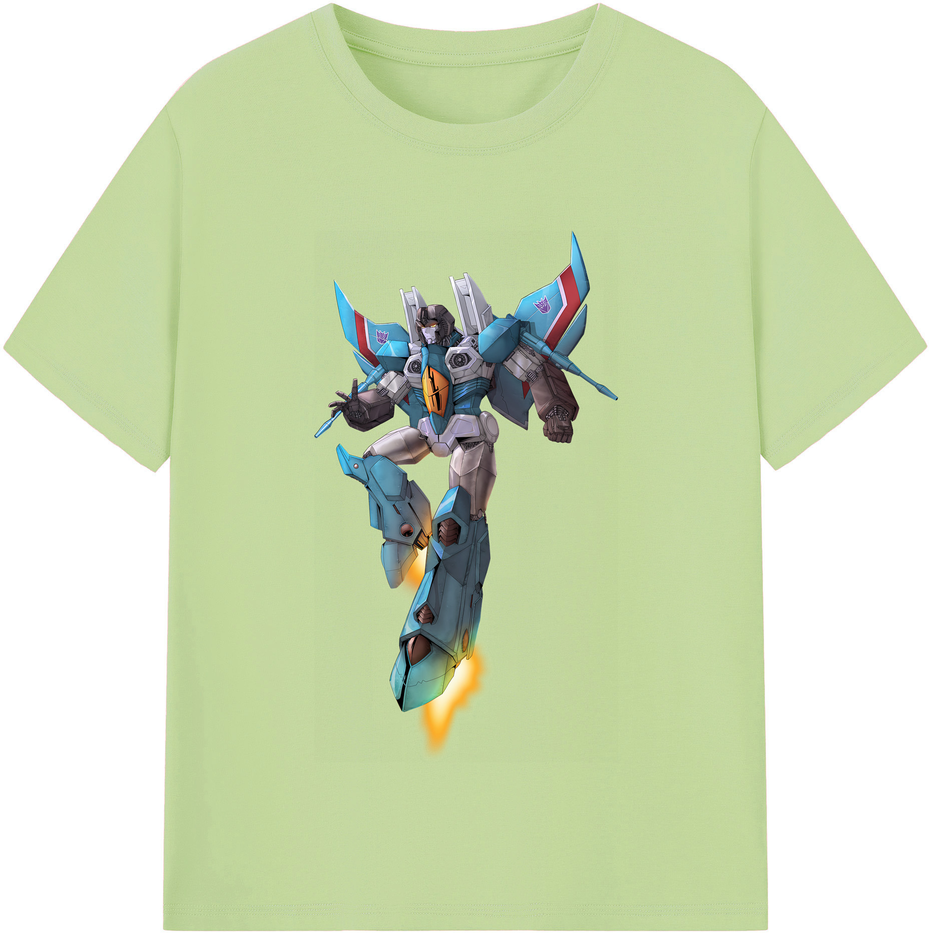 （画像用） Transformers トランスフォーマー 綿100％半袖Tシャツ（フロントプリント）